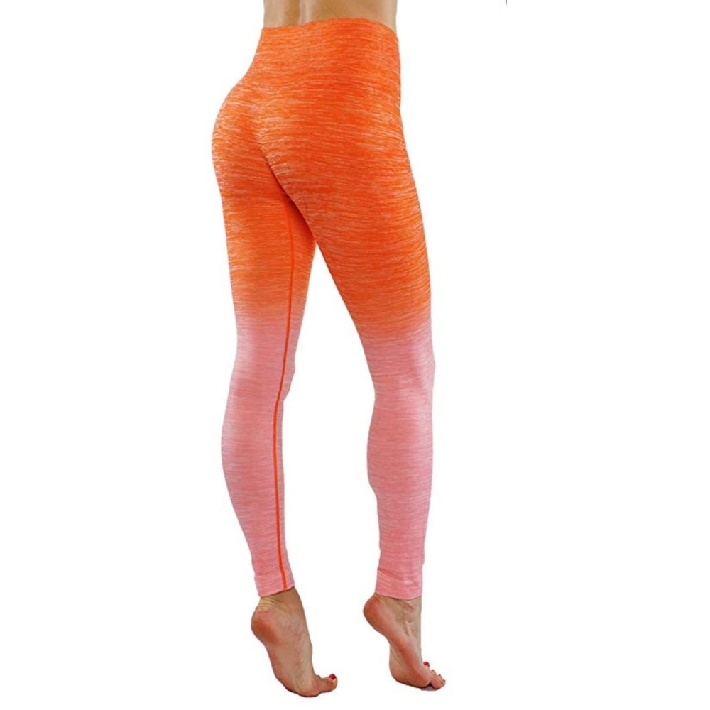 Ombre printed leggings yoga pants - Picture 2 of 2